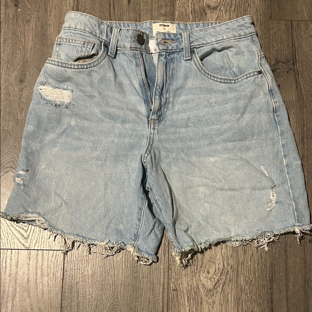 Cotton On Light Blue Jean Shorts